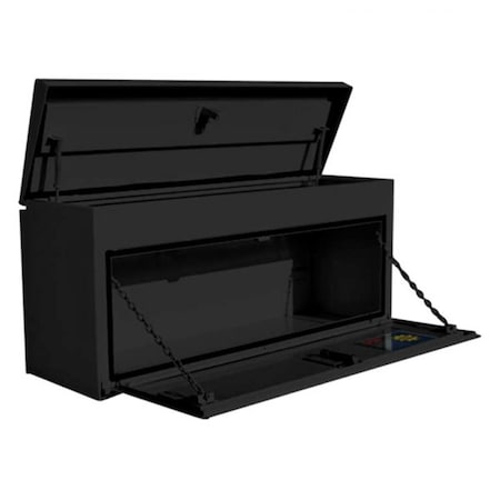 Rki 60 in. Steel Upper Side Top Opening Box, Black RKIUST60CB